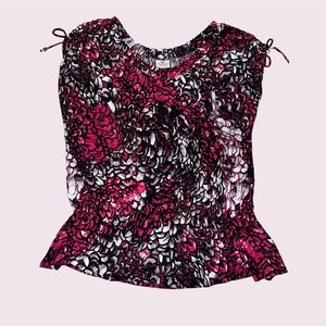 Worthington Woman Stretch Dressy Floral Blouse 2X